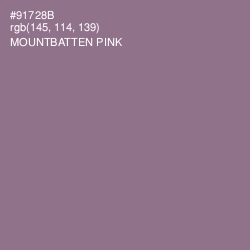 #91728B - Mountbatten Pink Color Image